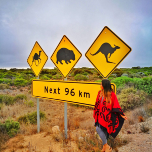 Wildlife sign in South Australia