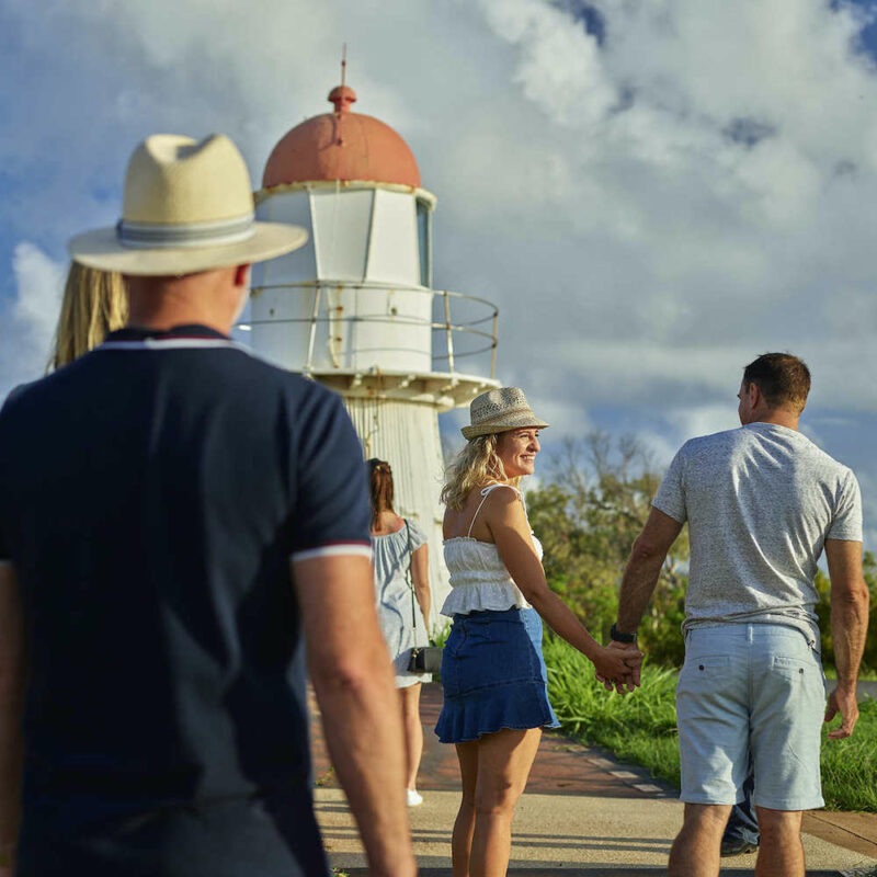 visit Grassy Hill for panoramic views of Cooktown, the Coral Sea and Endeavour Rive