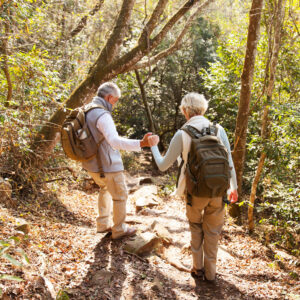 Couple on a hiking trip in the Kimberley