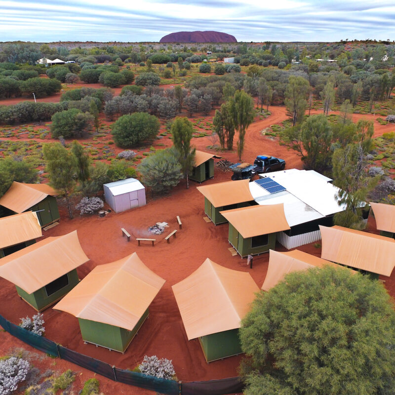 Uluru Campsite in Uluru on our Northern Territory tours.