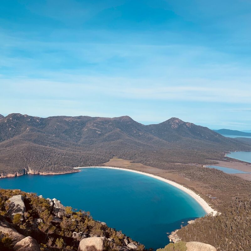 Wineglass Bay on our Wineglass Bay tour in Tasmania.