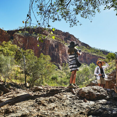 Emma Gorge hike trail on our Darwin to Broome Kimberley tour