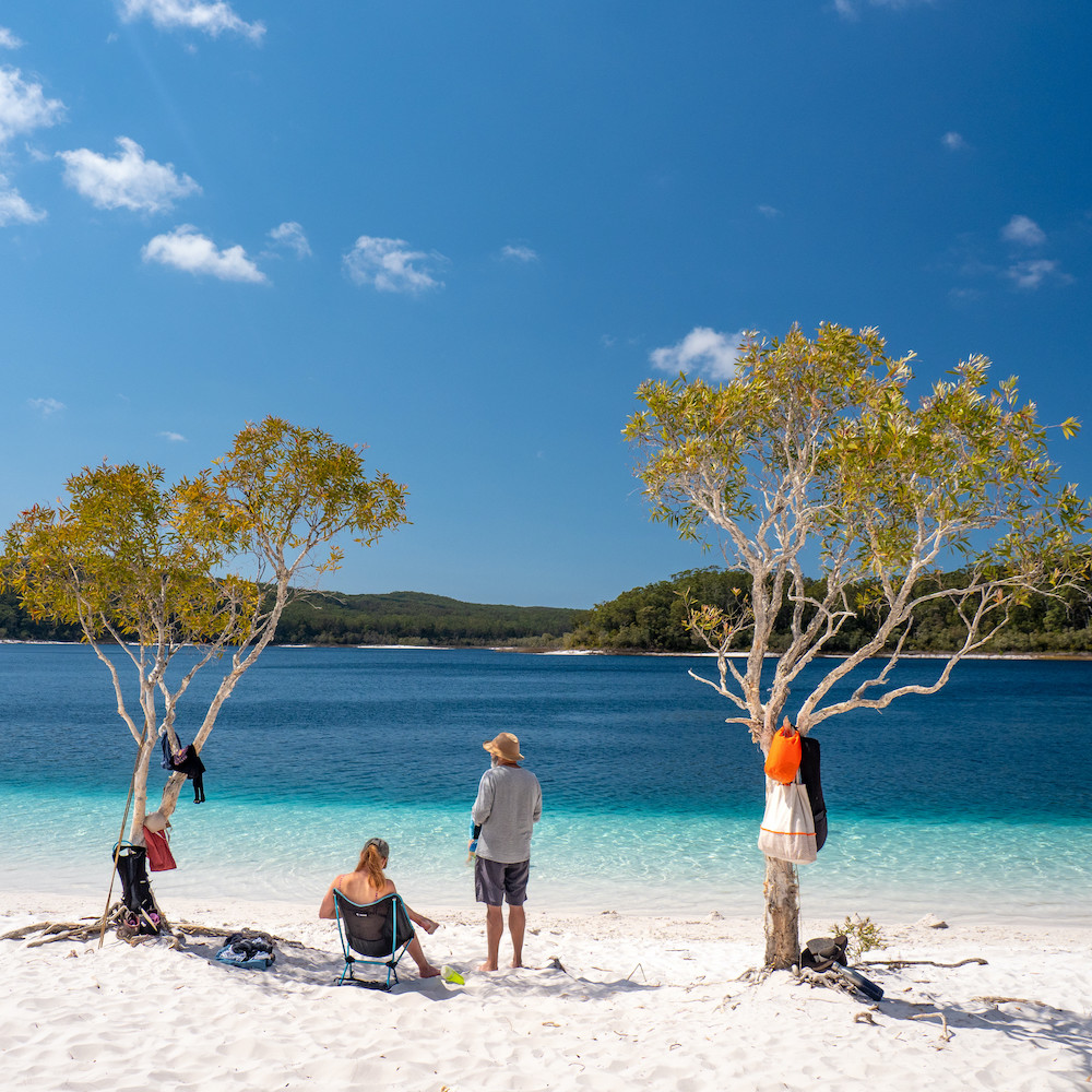 Lake McKenzie Fraser island on our Fraser Island tours.