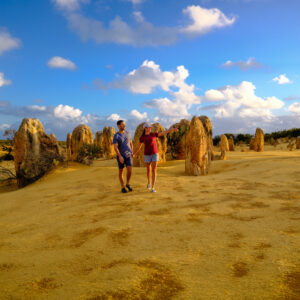 Couple at The Pinnacles, Nambung National Park