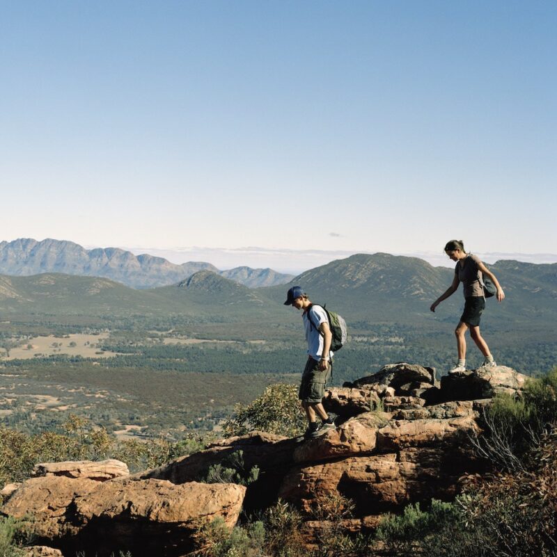 Mt Ohlssen Bagge Hike on our Flinders Ranges tours.