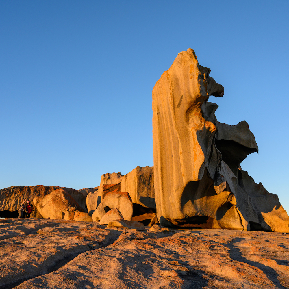 Remarkable Rocks at sunset on our Kangaroo Island tours.