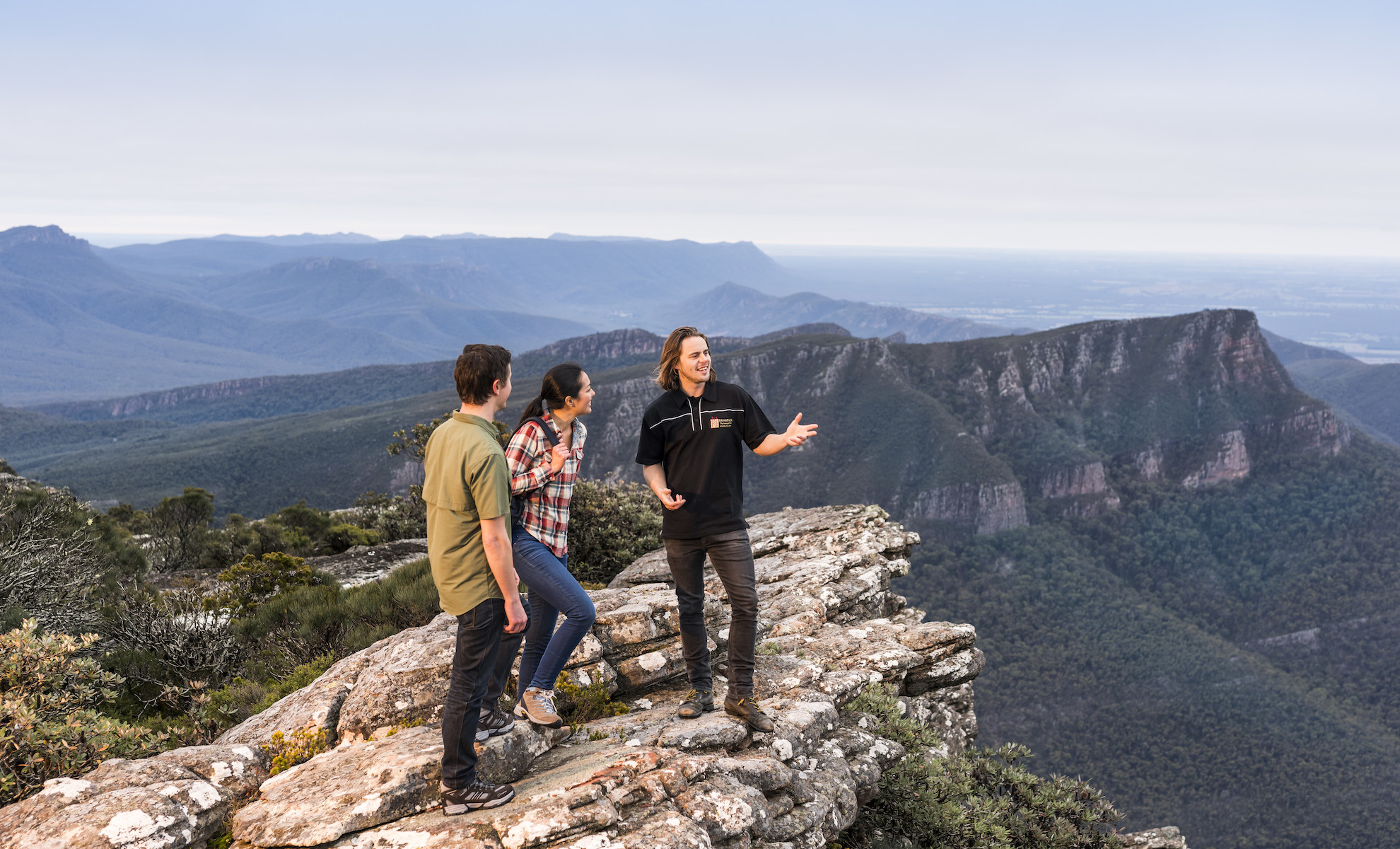 Real Aussie Adventures, Small Group Adventure Tours Australia. Guided Hike on Mount William, Grampians National Park, VIC