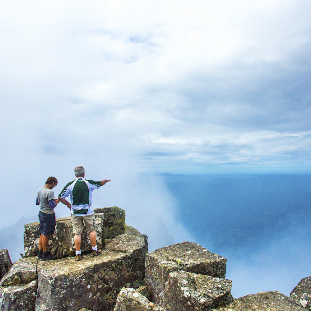 Real Aussie Adventures, Small Group Adventure Tours Australia. Maria Island Walk, Bishop and Clerk Summit, Maria Island, TAS