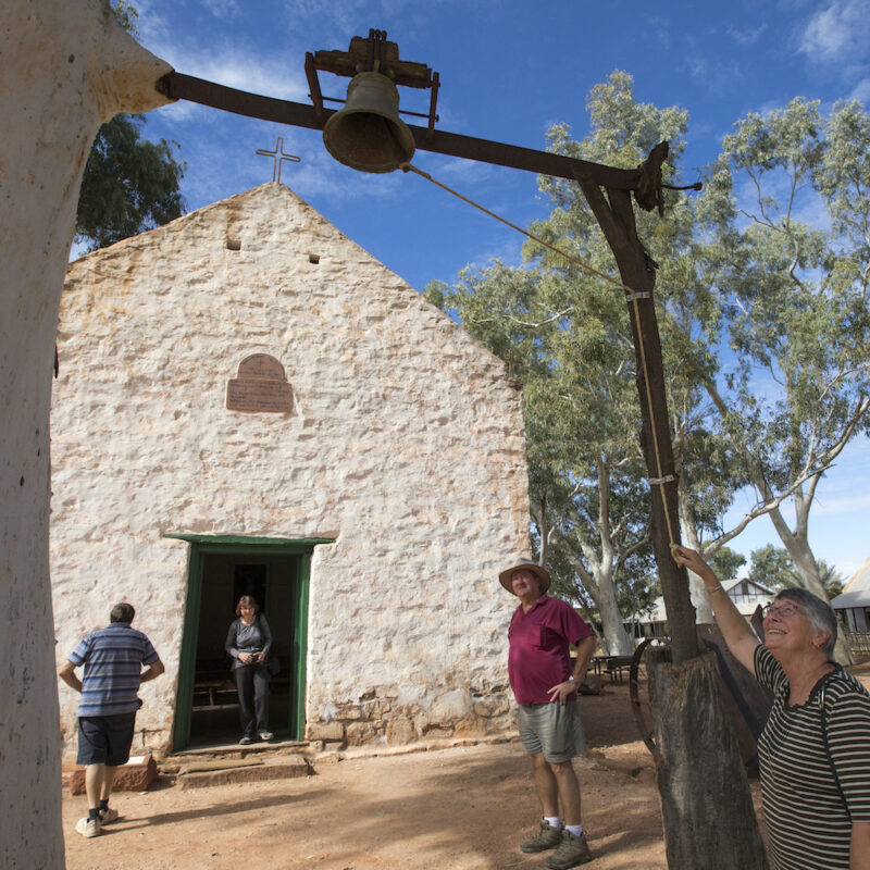 On our Palm Valley tour visit Hermannsburg Heritage Precinct Red Centre tours, Australia.