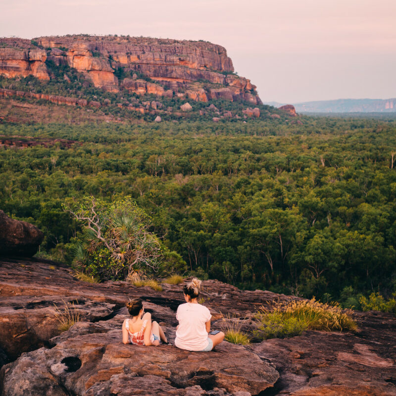 Taking in the beauty of Nourlangie Rock on our 4 day Kakadu National Park Tour from Darwin