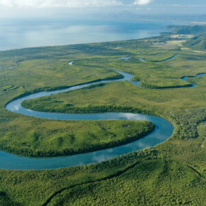 Daintree River from the air. Cape Tribulation Day Tour