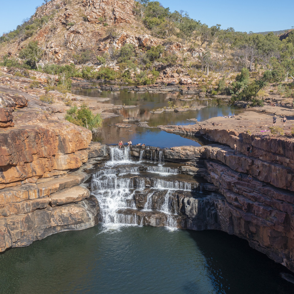 Real Aussie Adventures, Small Group Adventure Tours Australia. Kimberley , WA - Bell Gorge. Small group Kimberley tour from Broome.