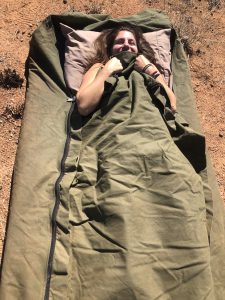 Swag in Australia outback camping