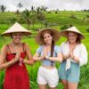 Bali to darwin touring Package. girls wearing hats in Bali